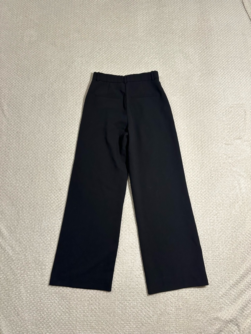 Abercrombie & Fitch Black Wide-Leg Trousers - Picture 2 of 5